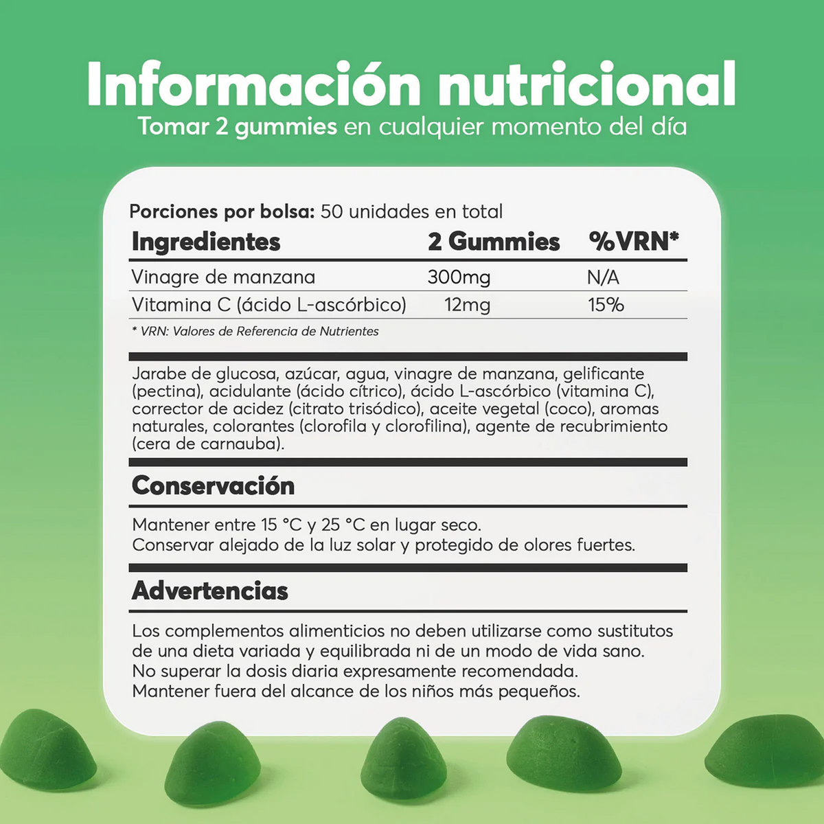 Gummies Vinagre de Manzana