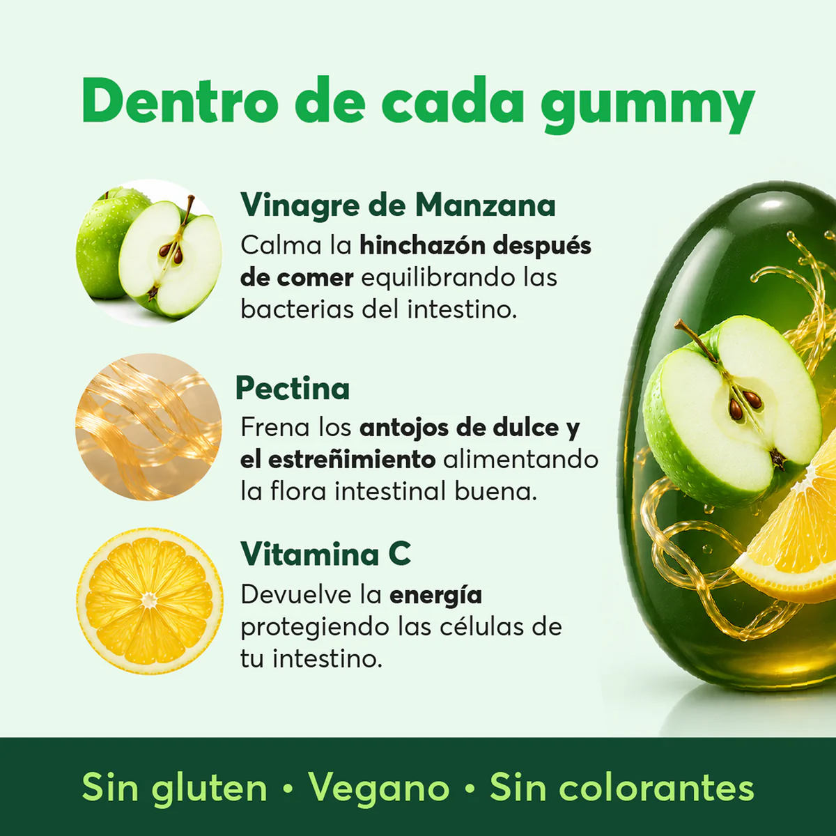 Gummies Vinagre de Manzana